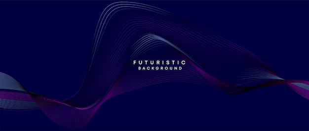 futuristic technology digital age data visualization blue future technology banner background