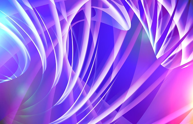 Futuristic wavy stylish with light effect vector with blue colored background design template