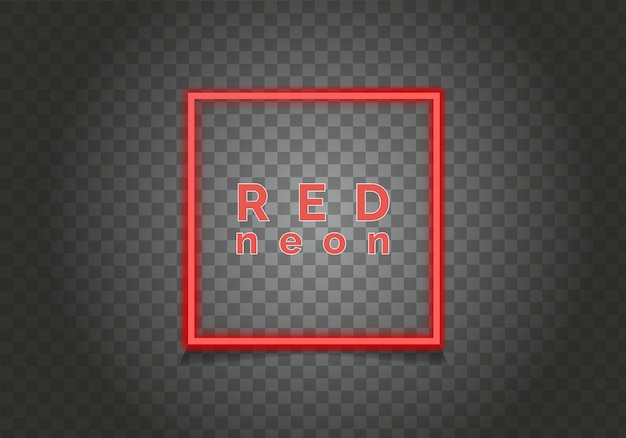 futuristisch hud lichtrood kader Technologische achtergrond Licht glas rood kaders HUD PNG Vector