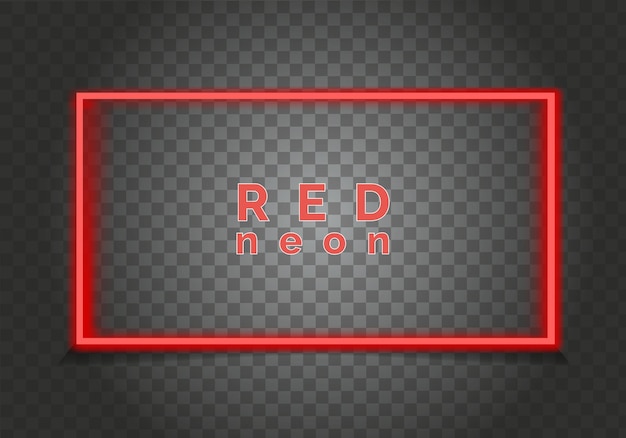 futuristisch hud lichtrood kader Technologische achtergrond Licht glas rood kaders HUD PNG Vector