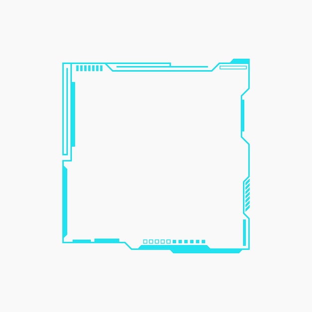 Futuristisch technisch frame