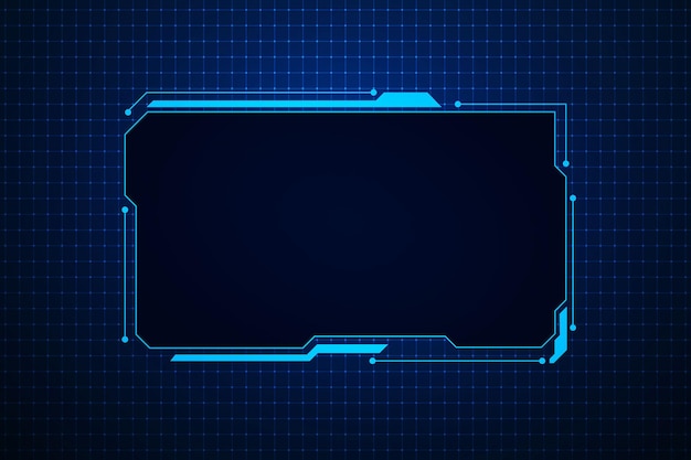 Futuristische HUD-interface