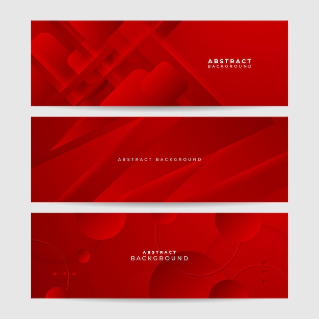 Futuristische technologie digitale abstracte rode kleurrijke ontwerpbanner Abstracte rode bannerachtergrond met deeltjes en golfvormen Vector abstract grafisch ontwerp banner patroon achtergrond websjabloon