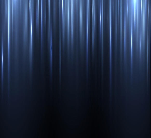 Futuristische verticale neon blauwe lijn streams abstract gloeiend licht snelheid beweging achtergrond vector