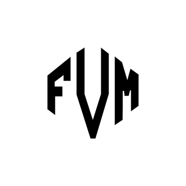 벡터 다각형 모양의 fvm 글자 로고 디자인 fvm 다각형 및 큐브 모양 로고 디자인 (fvm 육각형 터 로고 템플릿) 색과 검은색 fvm 모노그램 비즈니스 및 부동산 로고