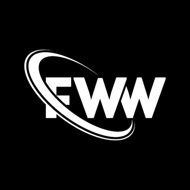 벡터 fwl 로고 fwl 글자 fwl 문자 로고 디자인 fwl 이니셜 fwl 서클과 대문자 모노그램으로 연결된 로고 기술 비즈니스 및 부동산 브랜드에 대한 fwl 타이포그래피