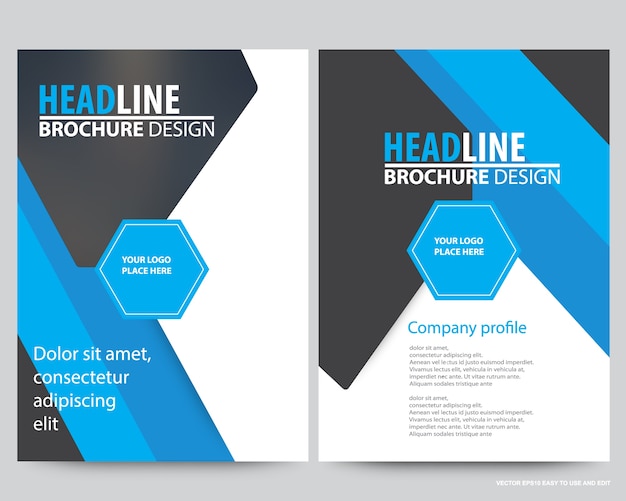 Fyer cover business brochure, Leaflet advertising abstract background