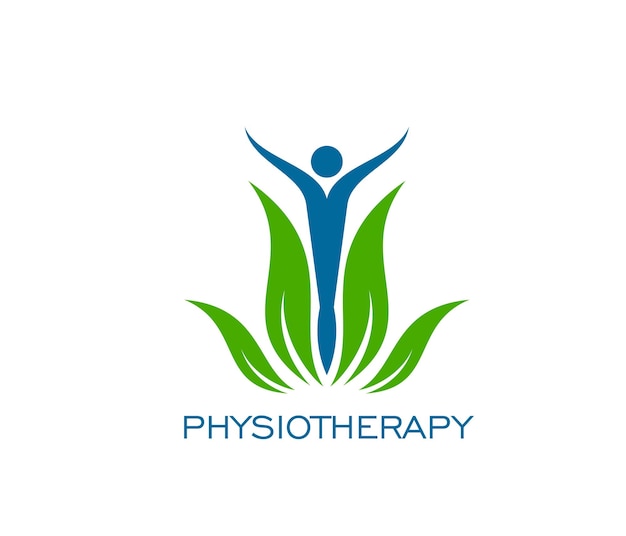 Fysiotherapie icoon lichaamsmassage of chiropractie