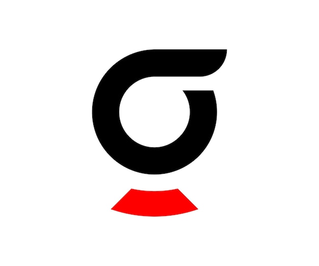 Vector g c logo ontwerp vector sjabloon