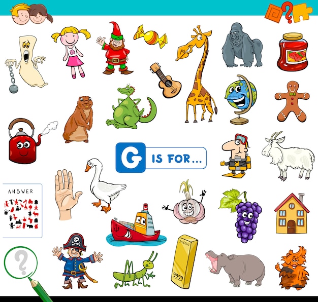 G is for educational game for children