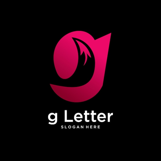 G letter design colorful gradient