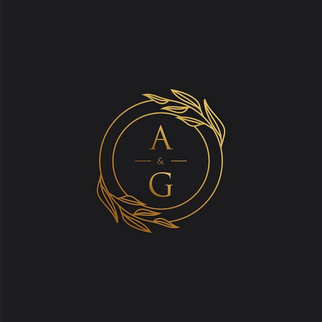 A AND G LETTER ICONS