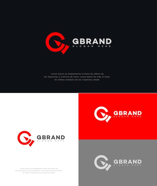 Логотип буквы G Икона бренда Идентичность буквы G Символ буквы