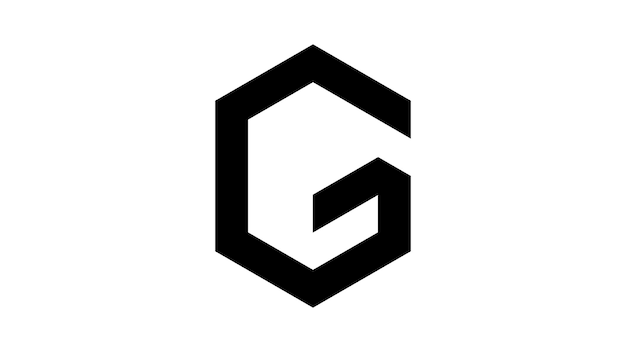 Vettore logo della lettera g