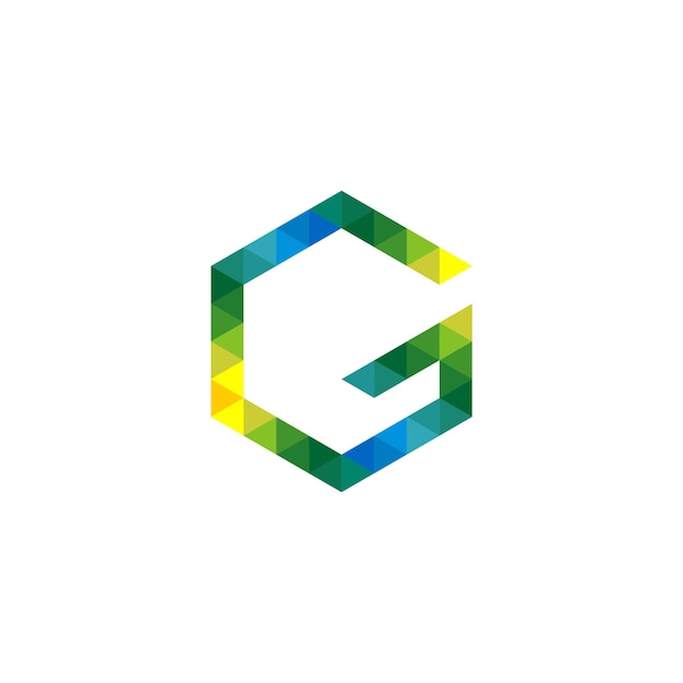 G Letter Polygonal Logo Template Illustration Design Vector EPS 10