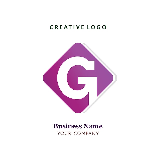 G レタリング、会社のロゴ、オフィス、キャンパス、学校、宗教教育に最適