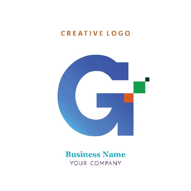 회사 로고, 사무실, 캠퍼스, 학교, 종교 교육에 적합한 G 글자