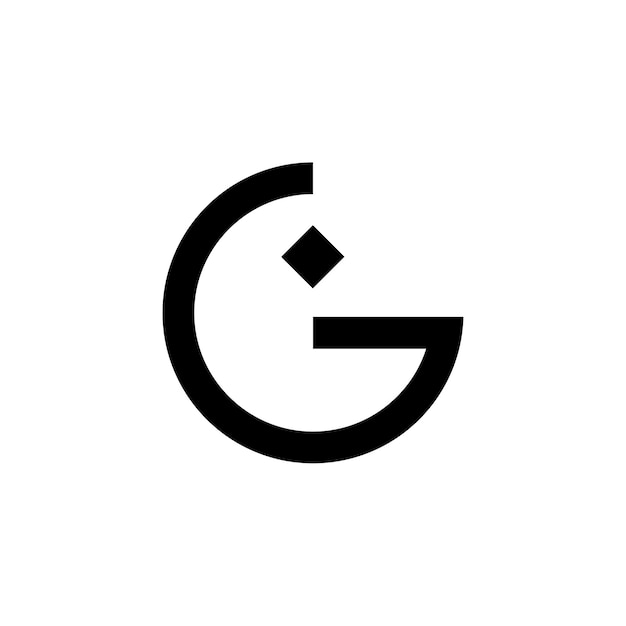 G logo moderne letter technologie label vector elektrisch