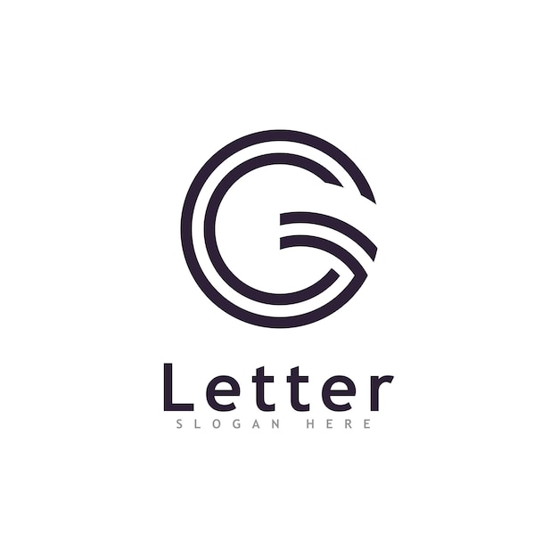 G logo vector template creative g letter initials logo design