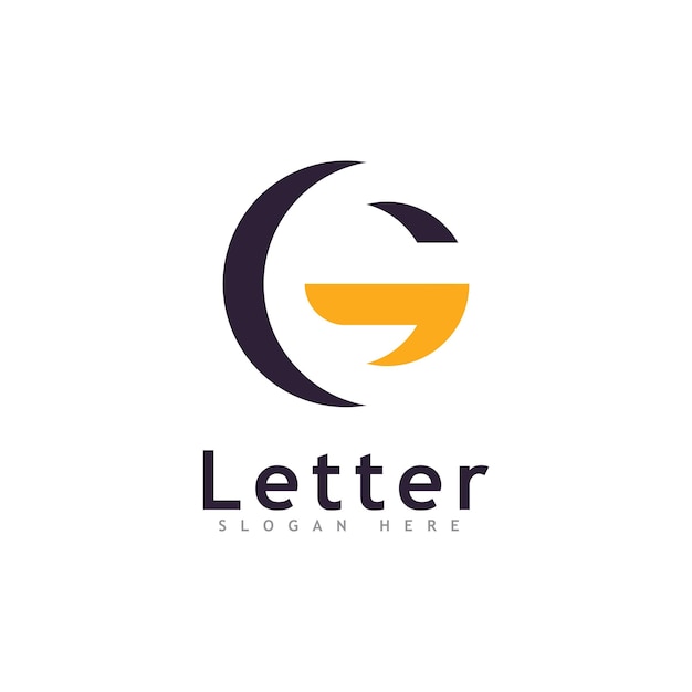 G logo vector template Creative G letter initials logo design