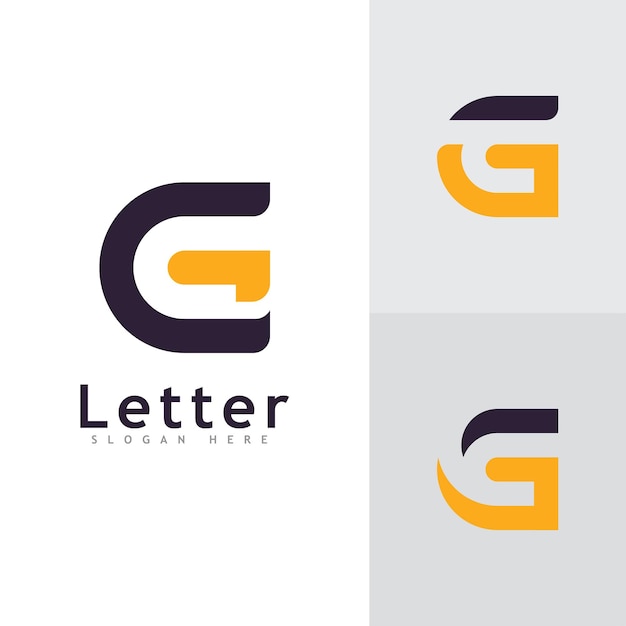 G logo vector template Creative G letter initials logo design