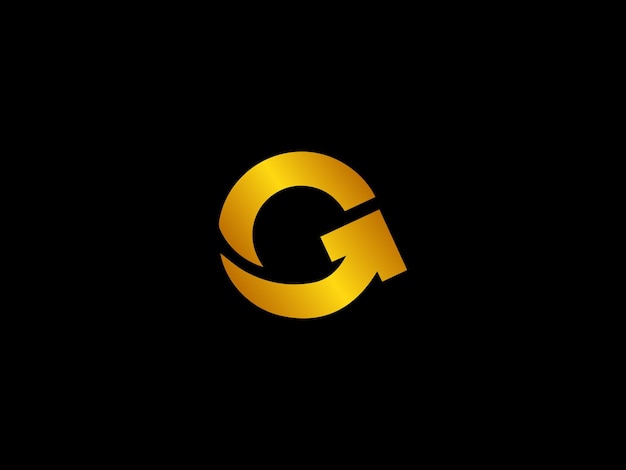 Vector g logoontwerp