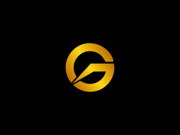 Vector g logoontwerp