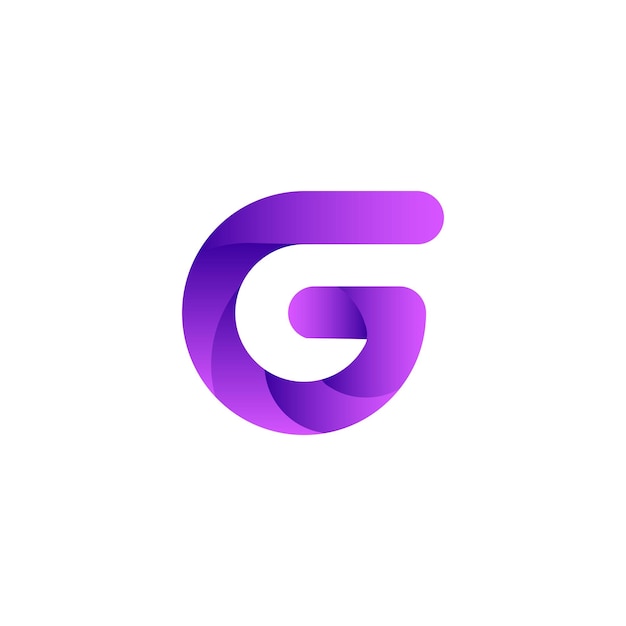 G modern icon logo design