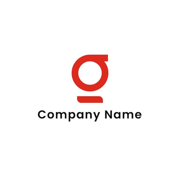 g shape letter logo design