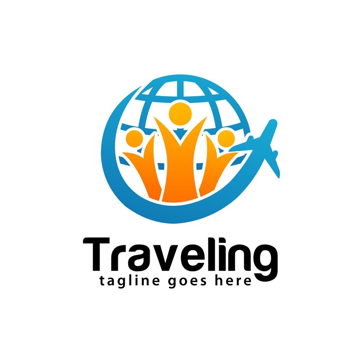 Ga op reis logo ontwerpsjabloon