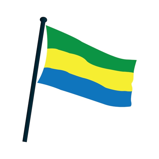 Gabon flag icon