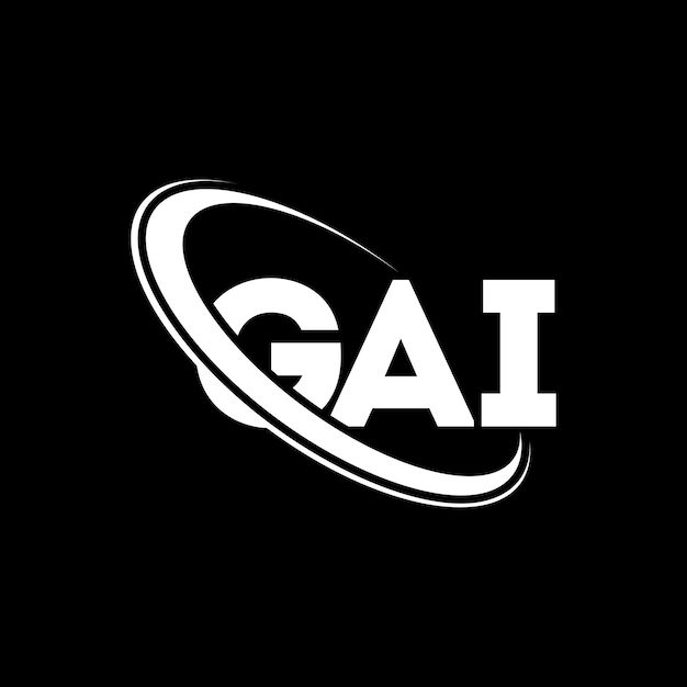 GAI logo GAI letter GAI letter logo design Initials GAI logo linked with circle and uppercase monogram logo GAI typography for technology business and real estate brand