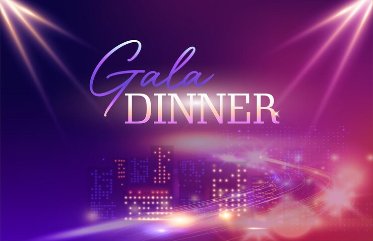 Vector gala diner achtergrond