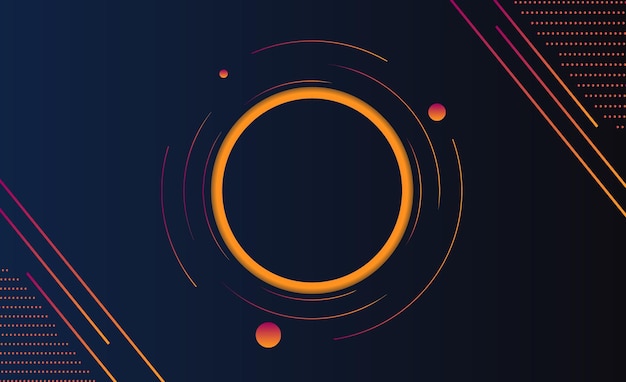 Galaxy Abstract Gradient Circle