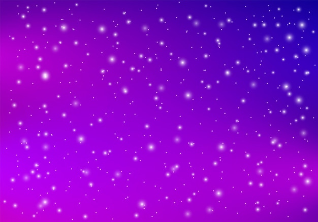 Vector galaxy background with shining stars night with nebula in the cosmos colorful space with stardust