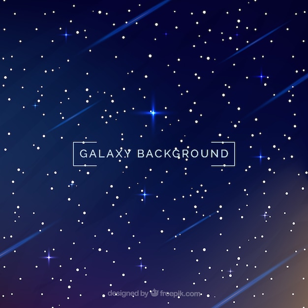 Galaxy background with stars