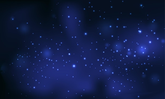 Galaxy bokeh abstract background