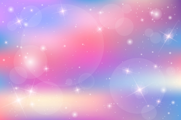 Galaxy fantasy background with pastel color.