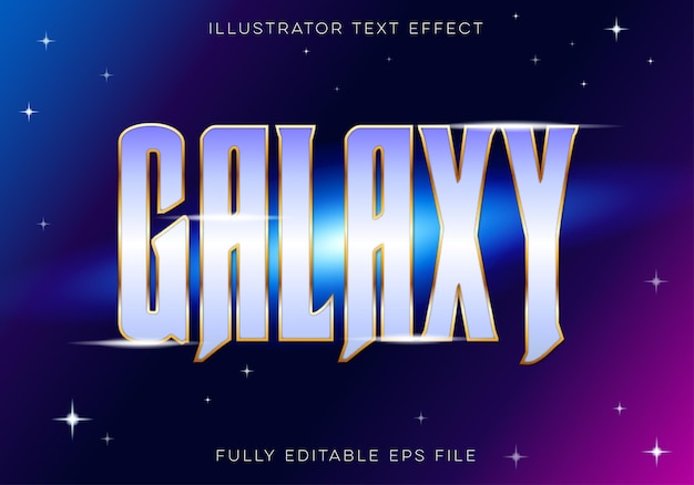 Galaxy ruimte-effect