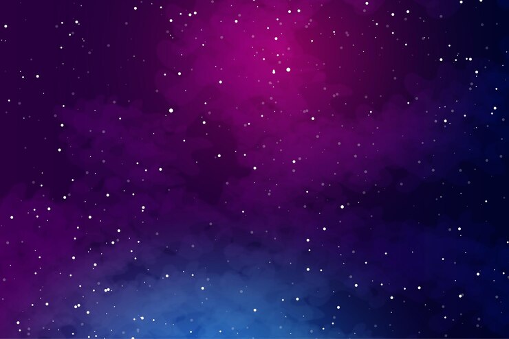 Vector galaxy starts background