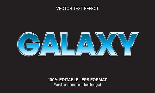 Galaxy teksteffect