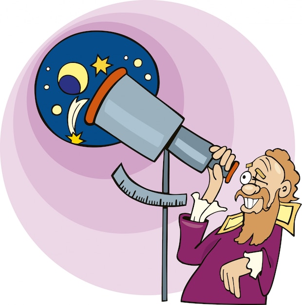 Vector galileo the astronomer