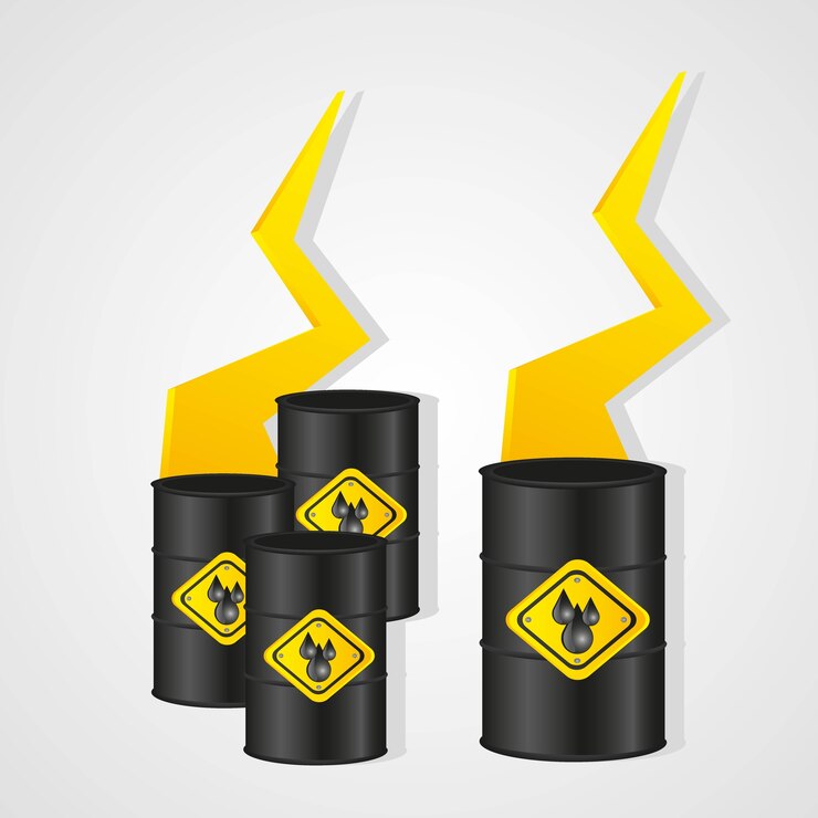Вектор галлоны нефти, изолированных на белом фоне
