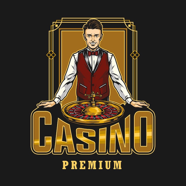 Vector gambling colorful print