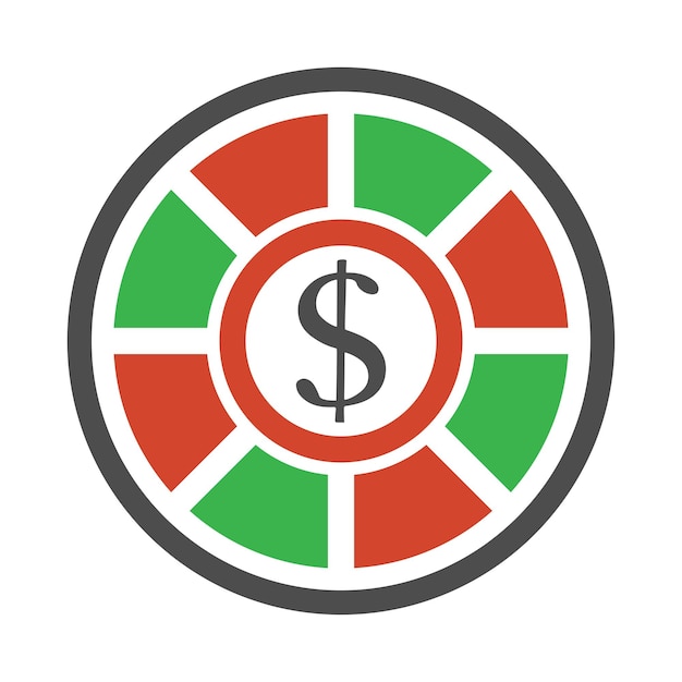 Gambling icon logo design