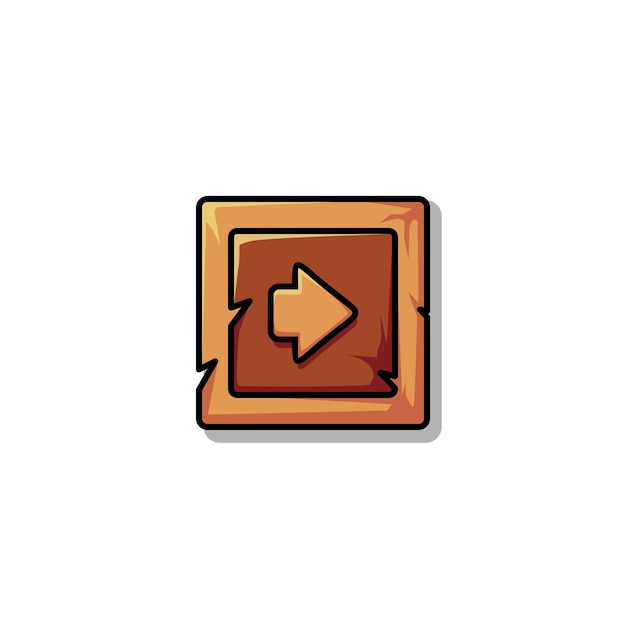 Game asset icon suitable for children's games