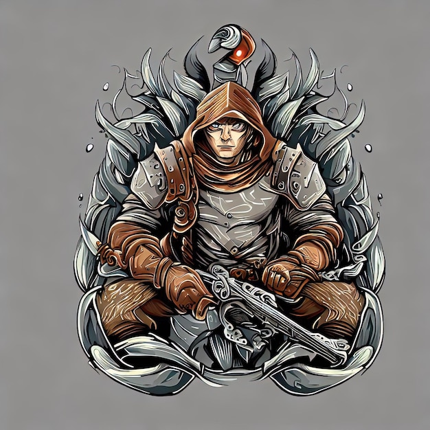 Game Character Portraits Expressive Vector Artwork Collection