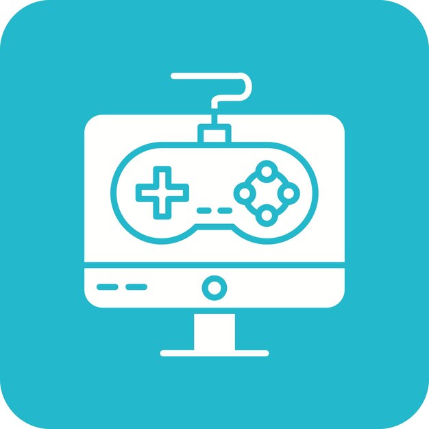 ゲームコンソールのアイコンベクトル画像は,テクノロジーに使用できます