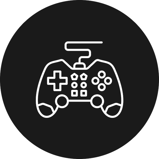 Vector game console vector icon can be used for technology iconset