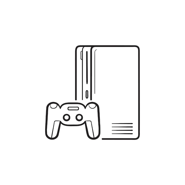 How to Draw Game Console Step by Step 